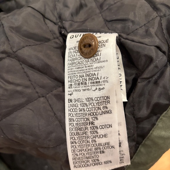 MEN'S QUIKSILVER AITOR HOODED CANVAS UTILITY JACKET COAT LARGE - Picture 3 of 7